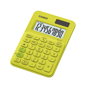 Casio Hesap Makinasi 10 Hane Limon Yeşil MS-7UC-YG