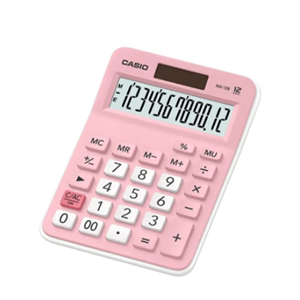 Casio Hesap Makinesi Masa Üstü 12 Hane Pembe MX-12B-PK