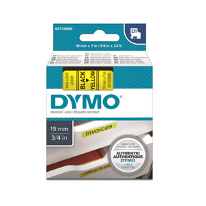 Dymo D1yedekserit 19mmx7mt Sari/Siyah 45808