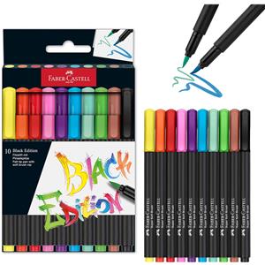 Faber Castell Black Edition Keçeli K Fırça Uç 10lu 116451