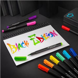 Faber Castell Black Edition Keçeli K Fırça Uç 10lu 116451