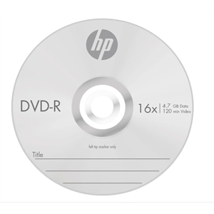 Hp Dvd-R 16x 4.7gb 50li Cakebox