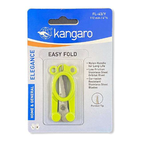 Kangaro Elegance Katlanabilir Makas 112mm Yeşil FL-43/Y