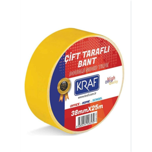 Kraf Çift Taraflı Bant 38mmx25m 2538G