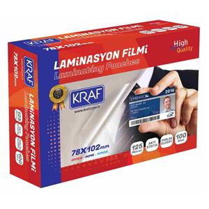 Kraf Laminasyon Filmi 78x102mm 125mic 100lü 2127