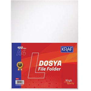 Kraf Poşet Dosya L A4 100lü 1011