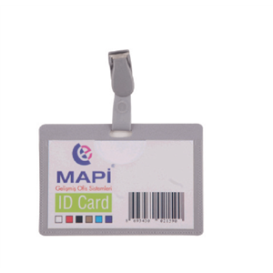 Mapi Kart Poşeti Klipsli Pp Yatay Beyaz 9100914