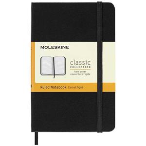 Moleskine Defter Çizgili Cep Boy Sert Kapak 9x14 Siyah