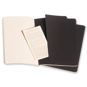 Moleskine Defter Çizgili Large Cahier Soft Kapak 3lü 13x21 Siyah