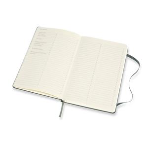 Moleskine Defter Çizgili Large Pro Sert Kapak 13x21 Yeşil