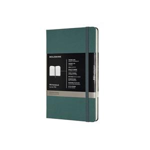 Moleskine Defter Çizgili Large Pro Sert Kapak 13x21 Yeşil