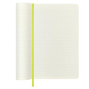 Moleskine Defter Çizgili Large Soft Kapak 192 syf 13x21 Limon Yeşil