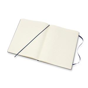 Moleskine Defter Çizgili XL Sert Kapak 19x25 Safir Mavi