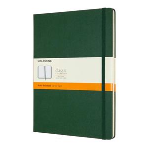 Moleskine Defter Çizgili XL Sert Kapak 19x25 Yeşil