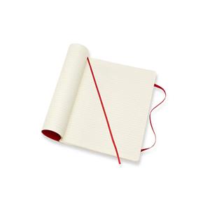 Moleskine Defter Çizgili XL Soft Kapak 19x25 Kırmızı