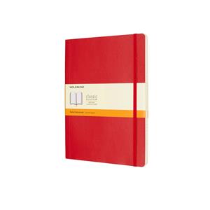 Moleskine Defter Çizgili XL Soft Kapak 19x25 Kırmızı