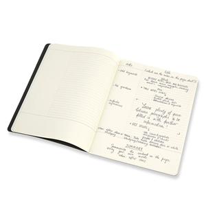 Moleskine Defter Çizgili XL Subject Cahier Soft Kapak 2li 19x25 Siyah Kırmızı