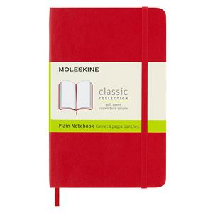 Moleskine Defter Düz Cep Boy Soft Kapak 9x14 Kırmızı