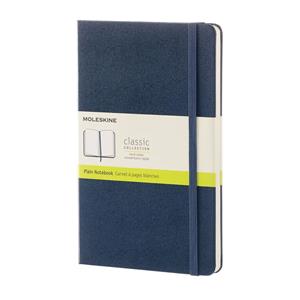 Moleskine Defter Düz Large Sert Kapak 240 syf 13x21 Safir Mavi