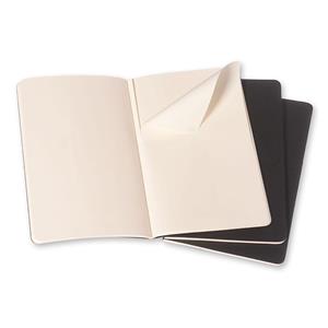 Moleskine Defter Düz Large Soft Kapak 3lü 13x21 Siyah