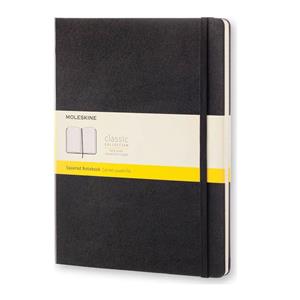 Moleskine Defter Kareli XL Sert Kapak 19x25 Siyah