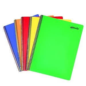 MyNote Defter Çizgili Flex PP Kapak Spiralli 120yp A4 Neon 30001655