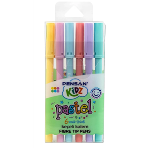 Pensan Kidz Pastel Keçeli Kalem 6 Renk 99090