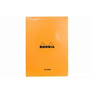 Rhodia A4 Çizgisiz Bloknot Turuncu Kapak 80yp 180007