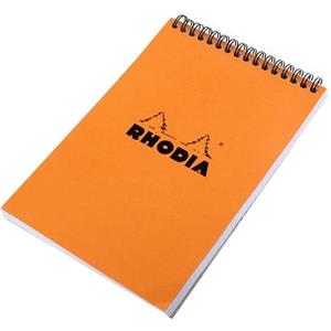 Rhodia A5 Kareli Bloknot Turuncu Kap.Spiralli 80gr RT16500