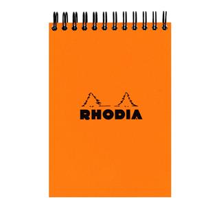 Rhodia A5 Kareli Bloknot Turuncu Kap.Spiralli 80gr RT16500