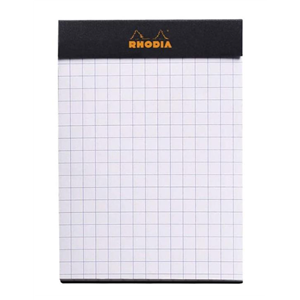 Rhodia A7 Kareli Bloknot Siyah Kpk 80gr RB112009