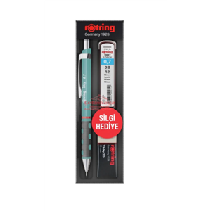 Rotring Tikky Rd 0.7 Versatil+Silgi+Min Deniz Mavi RO-KK07-07