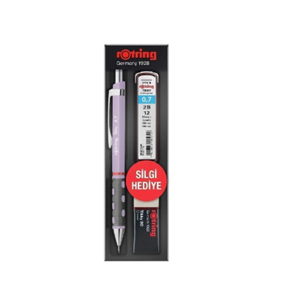 Rotring Tikky Rd 0.7 Versatil+Silgi+Min Lila RO-KK07-07