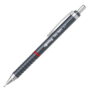 Rotring Tikky Retro Versatil Kalem 0.7mm Metalik Gri 2202570