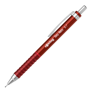 Rotring Tikky Retro Versatil Kalem 0.7mm Metalik Kırmızı 2202631