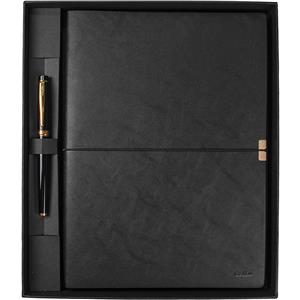 Scrikss Toledo Premium Defter B5 Siyah & 38 RollerMat Siyah Altın Set SD-700-B1