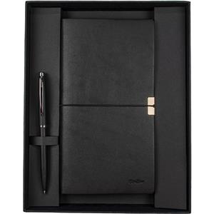 Scrikss Toledo Premium Defter C7 Siyah & 108 Prestij Tükenmez Mat Siyah Set SD-700-C1