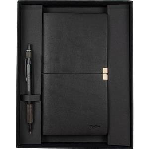 Scrikss Toledo Premium Defter C7 Siyah & Graph-x Versatil Mat Siyah Set SD-700-C1