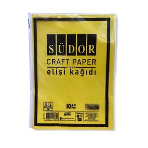 Südor Elişi Kağıdı A4 Karışık Düz Renk 10lu FK-01