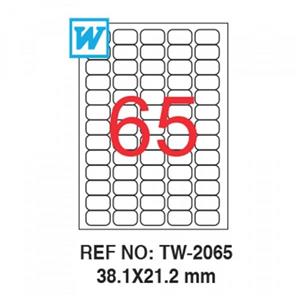 Tanex Laser Etiket 38.1x21.2mm Tw-2065