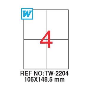 Tanex Laser Etiket 105x148.5mm Tw-2204