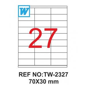 Tanex Laser Etiket 70 X 30 mm Tw-2327