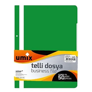 Umix A4 Telli Eco Dosya 50li Yeşil U1180P-YE-ECO