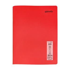 MyNote Defter Kareli Text PP Kapak Dikişli 40yp A4 Neon 30002119