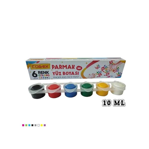 Collex Parmak ve Yüz Boyası 10ml 6 Renk 5222