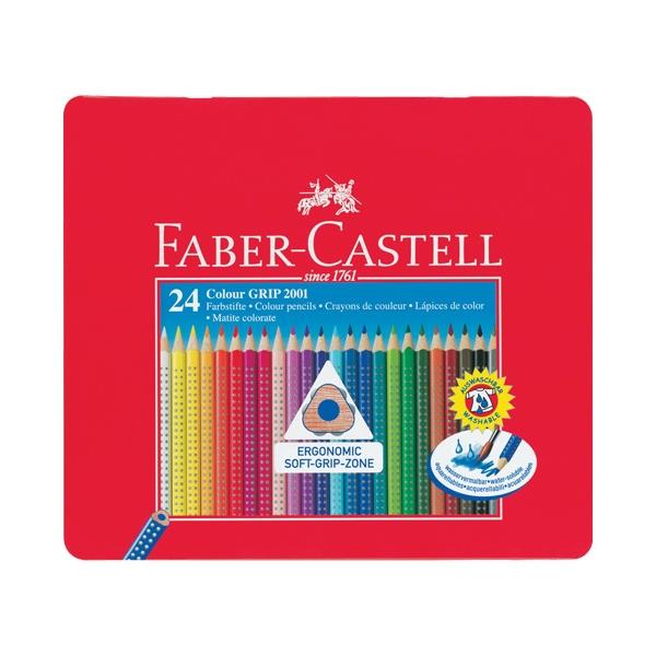 Faber Castell 24 Lu Metal Tup Kuru Boya Seti Kalemtras Hediyeli 5247 Hskirtasiye Com Da