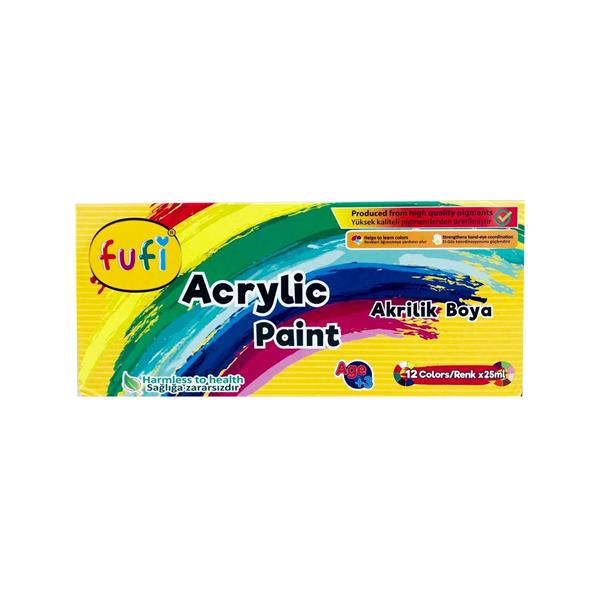 Fufi Akrilik Boya 12x25ml FUFİ-AKR-1007