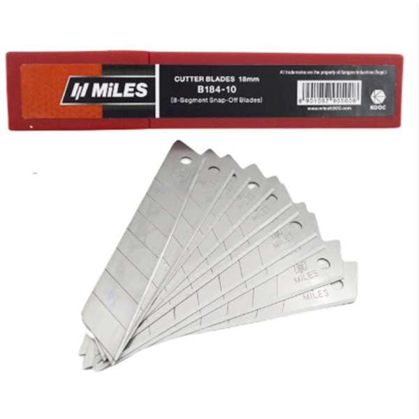 Kangaro Miles Maket Bıçağı Yedeği 18mm B184-10