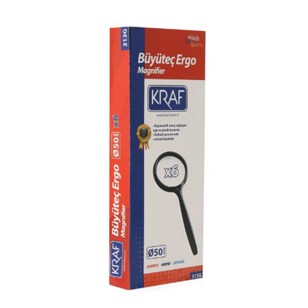 Kraf Büyüteç Ergo 50mm x6 313g