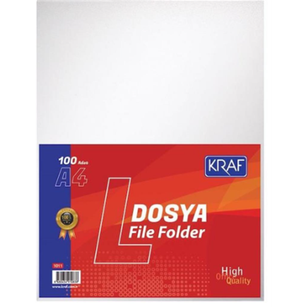 Kraf Poşet Dosya L A4 100lü 1011